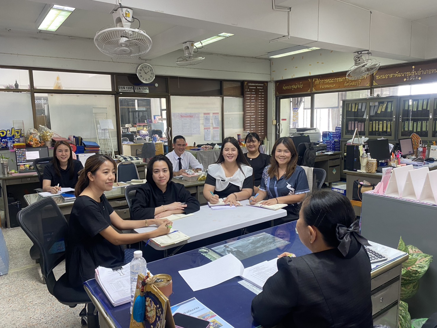 สพอ.หนองแค จัดประชุมสำนักงาน ประจำเดือนพฤศจิกายน พ.ศ.2568