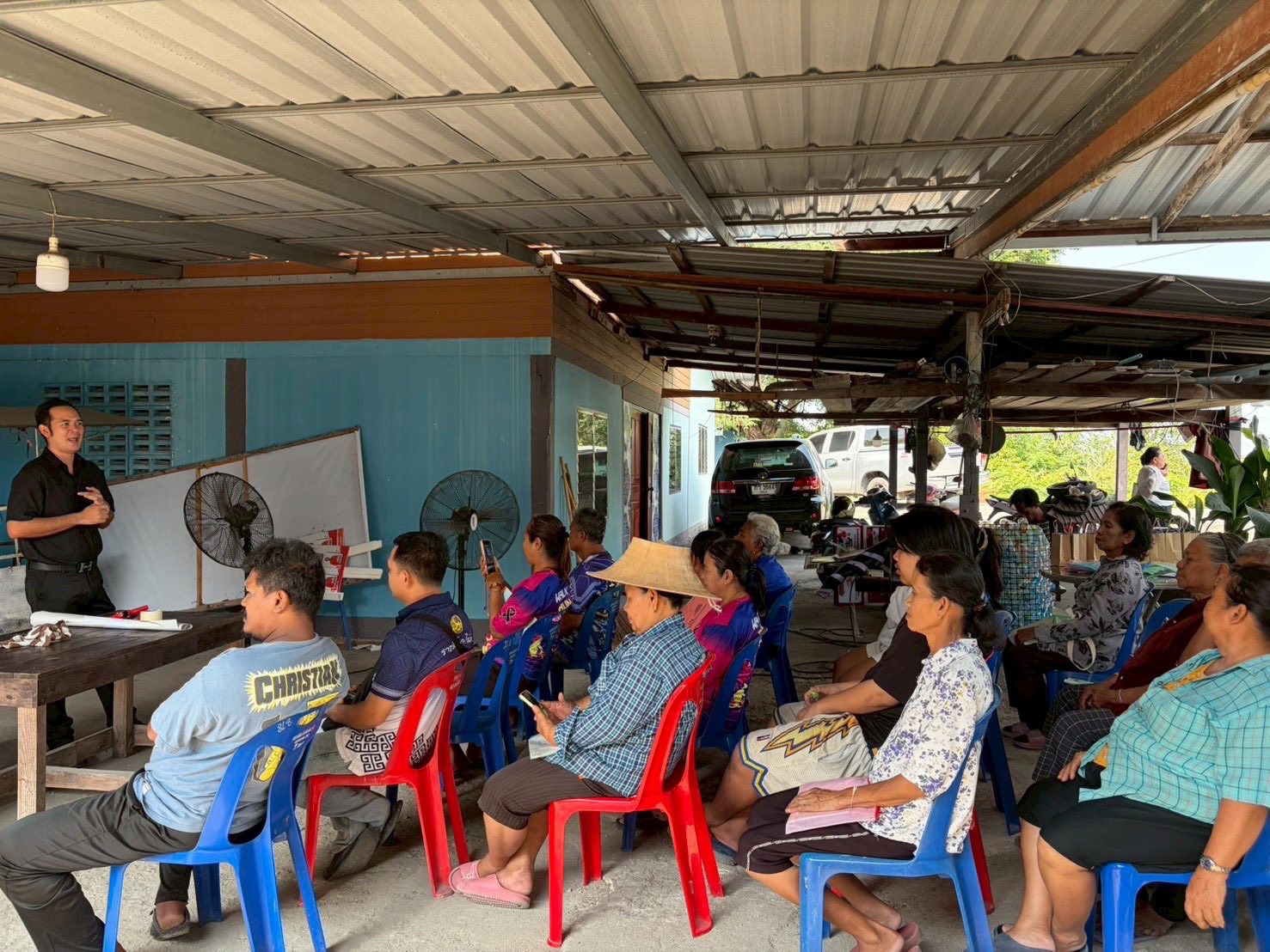 สพอ.หนองแค ดำเนินโครงการส่งเสริมการพัฒนาชุมชนธรรมาภิบาล กิจกรรมปลุก/ปลูกจิตสำนึกการป้องกันการทุจริตตามแผนป้องกันและต่อต้านการทุจริตและประพฤติมิชอบของหมู่บ้าน/ชุมชน