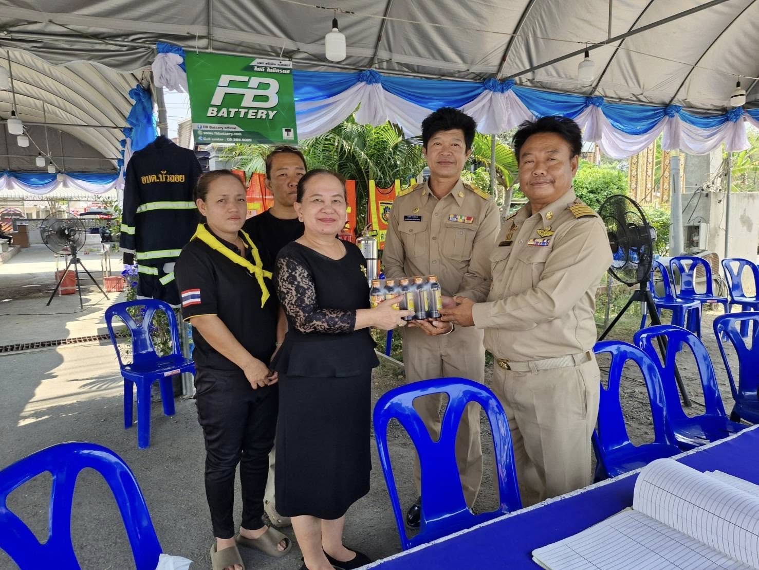 พช.อำเภอหนองแค ตรวจเยี่ยมด่านป้องกันและลดอุบัติเหตุทางถนนช่วงเทศกาลสงกรานต์